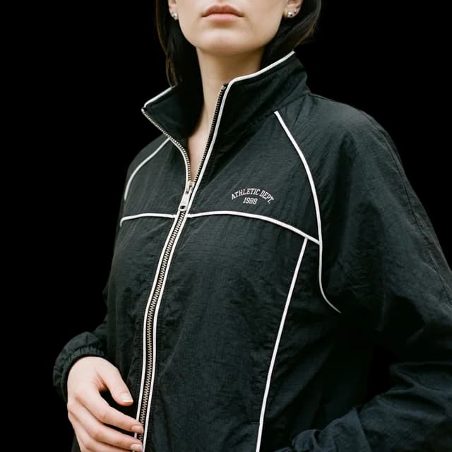 Nylon Track Jacket View 2