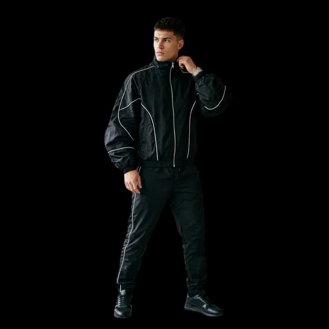 Nylon Track Jacket